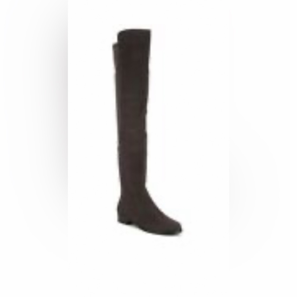 Stuart Weitzman over the knee Langdon grey boots
